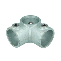 Doughty - Pipeclamp Corner Plus Through Tube