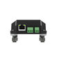 Advatek - PixLite® E4-S Mk3 ethernet profile side with din mount attached 