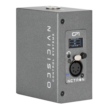 Obsidian Control Systems - EP1 DMX to ethernet gateway front right