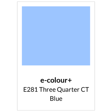 Rosco - e-colour+ E281 Three Quarter CT Blue