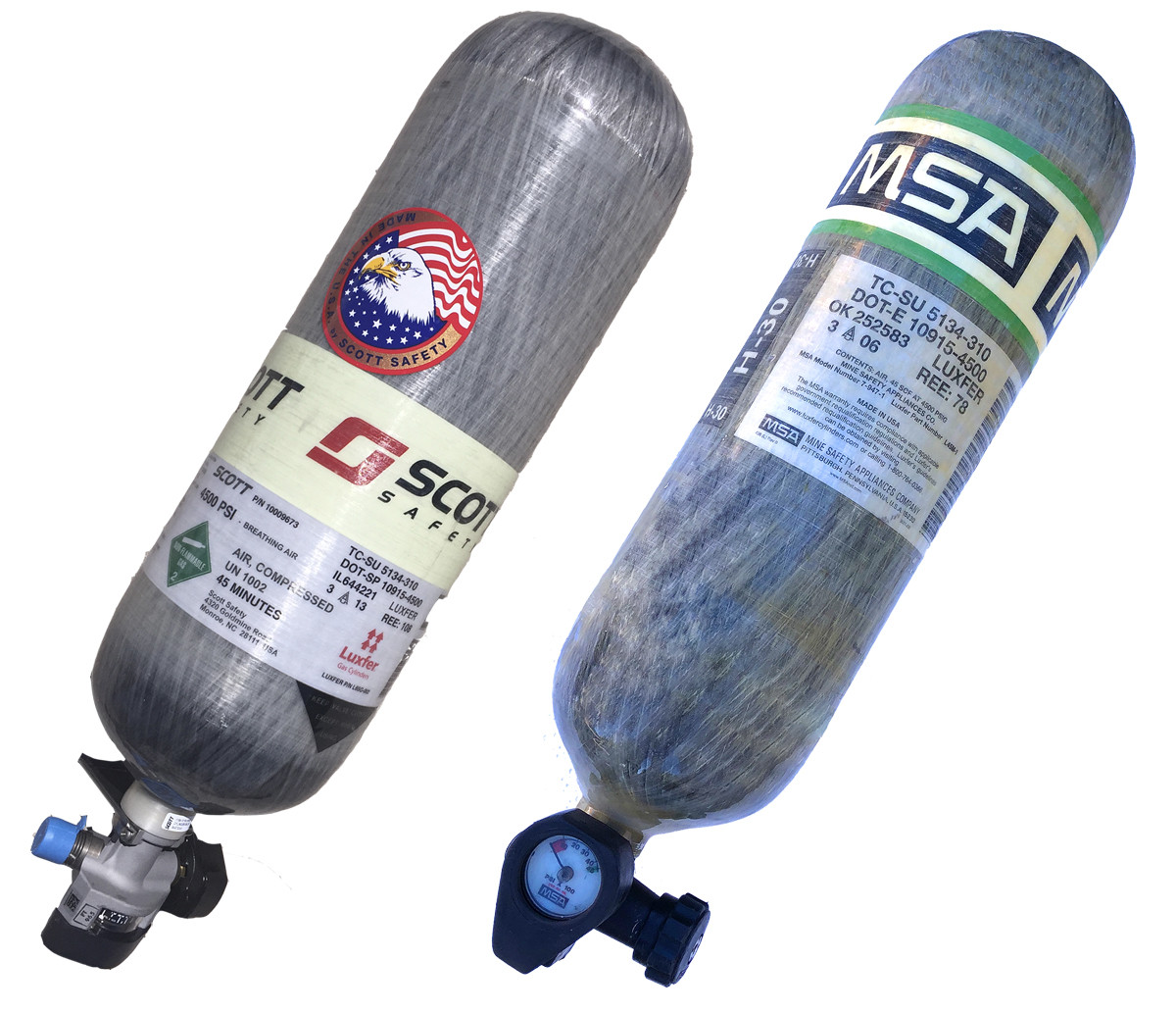 SCBA Cylinders Refurbished