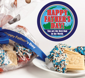 Father's Day Raspberry Sandwich Butter Cookies