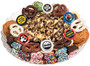 Graduation Caramel Popcorn & Cookie Platter - No Top Label