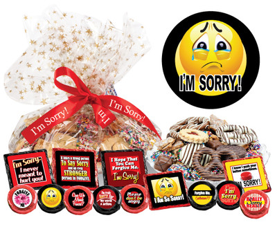 I'm Sorry Cookie Talk Message Platter