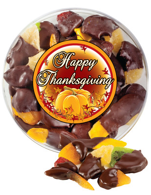 Thanksgiving Chocolate Dipped Dried Fruit Assortment