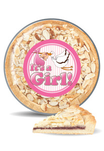 Baby Girl Cookie Pie - Almond Raspberry