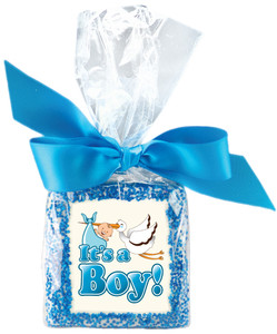 Baby Boy Custom Printed Chocolate Graham - Special Order