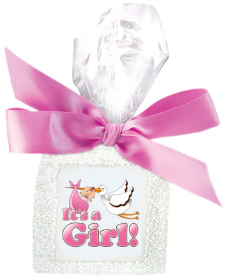 Baby Girl Custom Printed Chocolate Graham