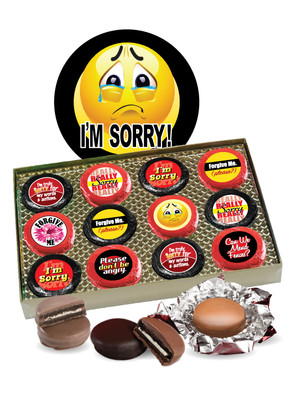 I'm Sorry Cookie Talk 12pc Chocolate Oreo Box