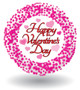 Happy Valentine's Day Custom Printed Chocolate Oreo Cookie