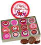 Valentine's Day Chocolate Oreo 12pc Box
