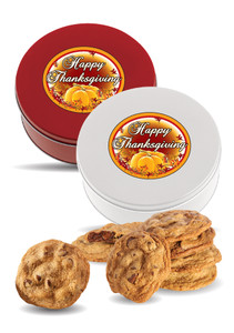 Thanksgiving Chocolate Chip Cookie Tin