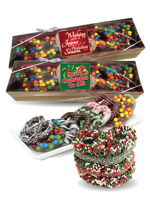 Christmas/Holiday Gourmet Pretzel Assortment box