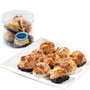 Custom Jumbo Coconut Macaroon Clear Box