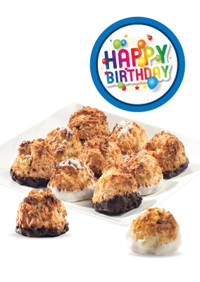 Birthday Jumbo Coconut Macaroons