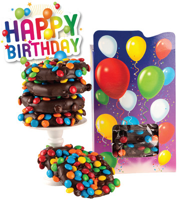 Happy Birthday Chocolate Pretzel Novelty Box
