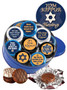 Yom Kippur Cookie Talk Chocolate Oreo 16pc Tin