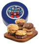 Holidays Assorted Cookie Scones - Blue Tin