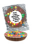 Peanut Butter Mini M&M Chocolate Candy Pies - "Your Message Here"