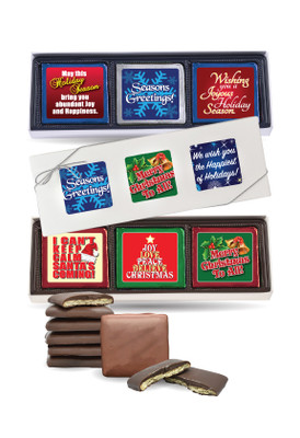 Christmas/Holiday Chocolate Graham 6pc Box
