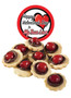Valentine's Day Chocolate Cherry Butter Cookies - True Love