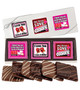 Valentine's Day Cookie Talk 6pc Chocolate Graham Box - Humor