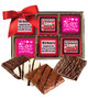 Valentine's Day Cookie Talk 12pc Chocolate Graham Box - Love