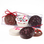 Valentine's Day 3pc Decorated Chocolate Oreo - Oval Label
