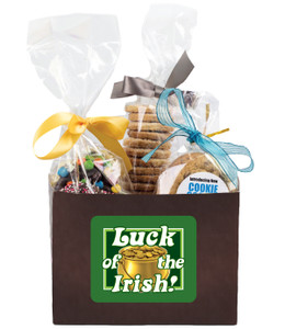 St Patrick's Day Basket Box of Gourmet Treats