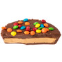 Mini M&M Peanut Butter Candy Pie Slice