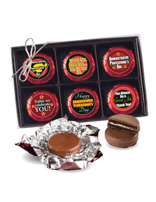 Admin/Office Staff Cookie Talk 6pc Chocolate Oreo Box
