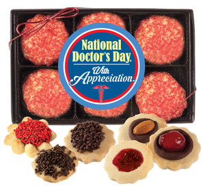 Doctor Appreciation 12pc Butter Cookie Box