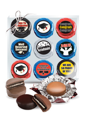 Graduation Cookie Talk 9pc Chocolate Oreo Box