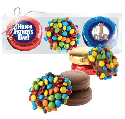 Father's Day Cookie Talk Mini M&M & Chocolate Oreo Trio