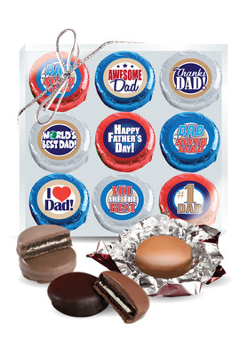 Father's Day Cookie Talk Chocolate Oreo 9pc Box