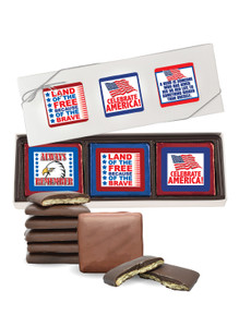 Celebrate America Chocolate Graham 6pc Box