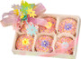 Mothers Day 6pc Floral Decorated Oreo Box