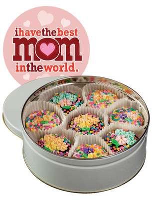Mothers Day Spring Bouquet Chocolate Oreo Tin - Pink