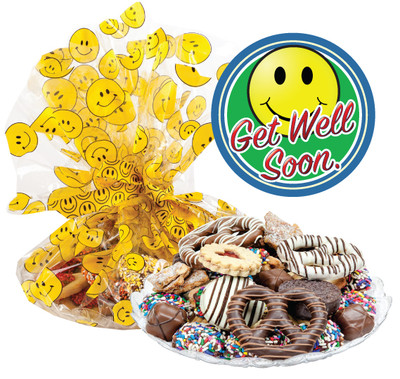 Get Well Smiley Face Cookie Assortment Supreme