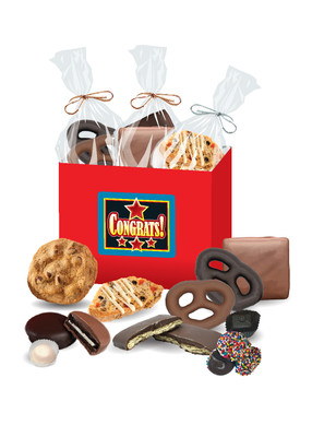 Congratulations Basket Box of Gourmet Treats - Small