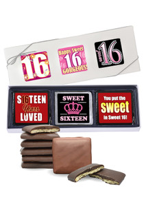 Sweet 16 Chocolate Graham 6pc Box