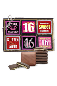 Sweet 16 Chocolate Graham 12pc Box