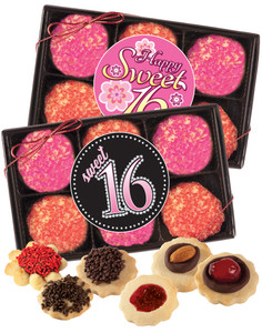 Sweet 16 Butter Cookie 12pc Box