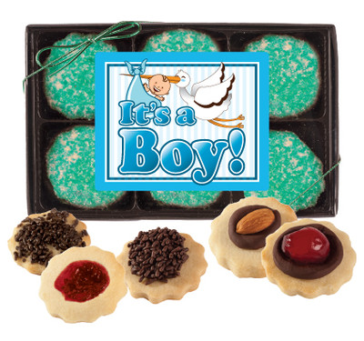 Baby Boy Butter Cookie Gift Box