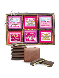 Baby Girl Chocolate Graham 12pc Box