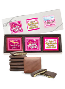 Baby Girl Chocolate Graham 6pc Box