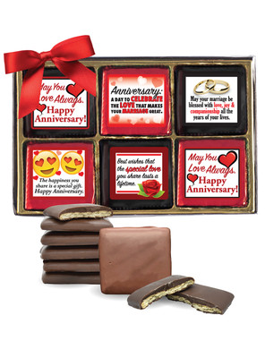 Anniversary Cookie Talk Chocolate Graham 12pc Box