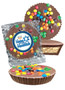 Hanukkah Peanut Butter Candy Pie - M&M
