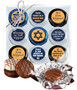 Yom Kippur Cookie Talk 9pc Chocolate Oreo Box