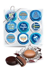 Hanukkah Cookie Talk 9pc Chocolate Oreo Box